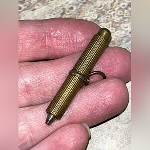 Antique Brass? Pocket Watch Adjustable Key Fob (For Winding Up Pocket Watches)